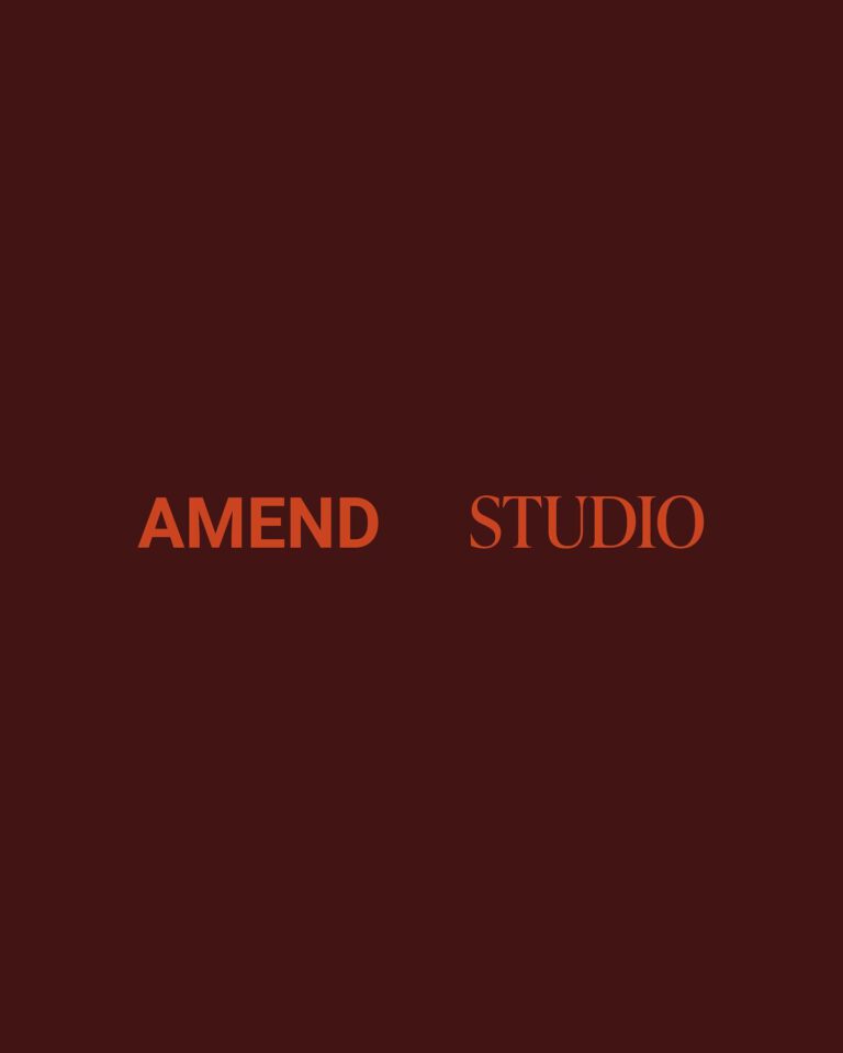 Instagram post from amend.studio. This post is in position 1.